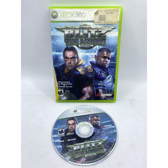 Blitz: The League (Microsoft Xbox 360, 2006) Street Football NFL no Manual Testd